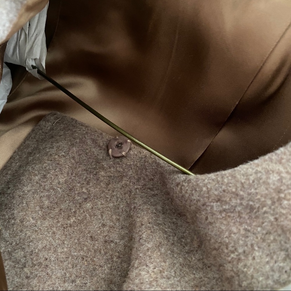 Brown Wool Fully Lined Jacket - image 6